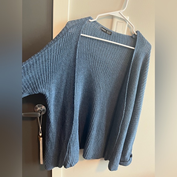 Blue knit cardigan| super cozy - Picture 2 of 2